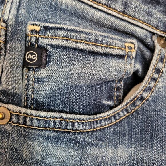 Adriano Goldschmied The Harper Straight Med Blue Denim Jeans Women's Size 27 R - Picture 6 of 8